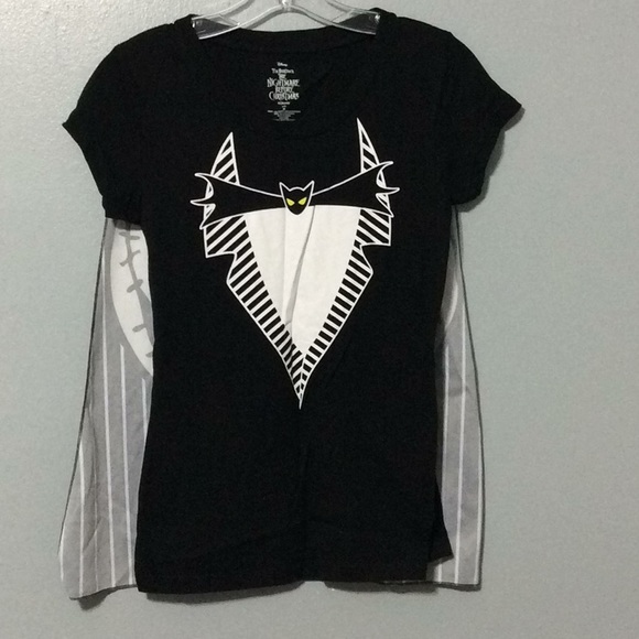 Nightmare before Christmas Ladies Shirt Cape Sz M - Picture 1 of 5